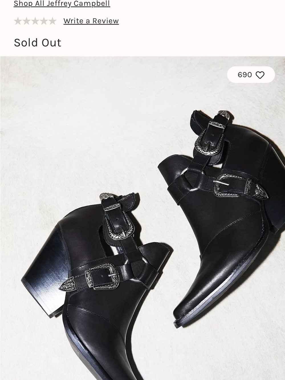 Jeffrey Campbell x Free People Icon Western Boot - Picture 7 of 8